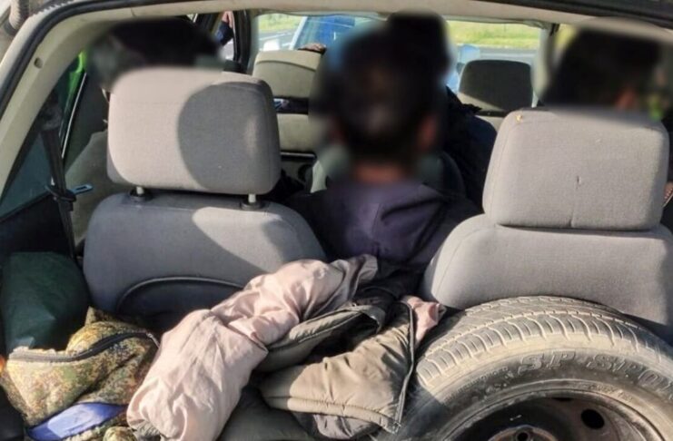 Kolejna grupa migrantów zatrzymana w drodze do punktu przerzutowego na granicy