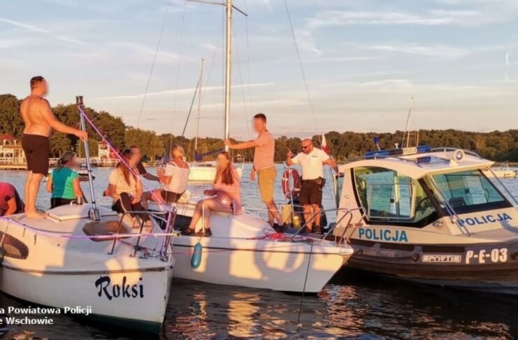 Policyjni wodniacy rozpoczęli sezon - są już pierwsze efekty kontroli na Jeziorze Sławskim
