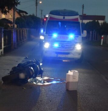 Nietków: Pijany motocyklista wjechał w płot