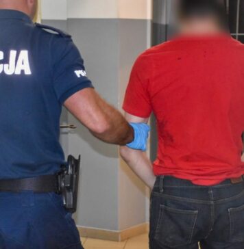 Mężczyzna z bronią sterroryzował kamienicę w Żarach, padły strzały. 30-latek usłyszał 8 zarzutów