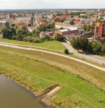 Wał przeciwpowodziowy w Nowej Soli