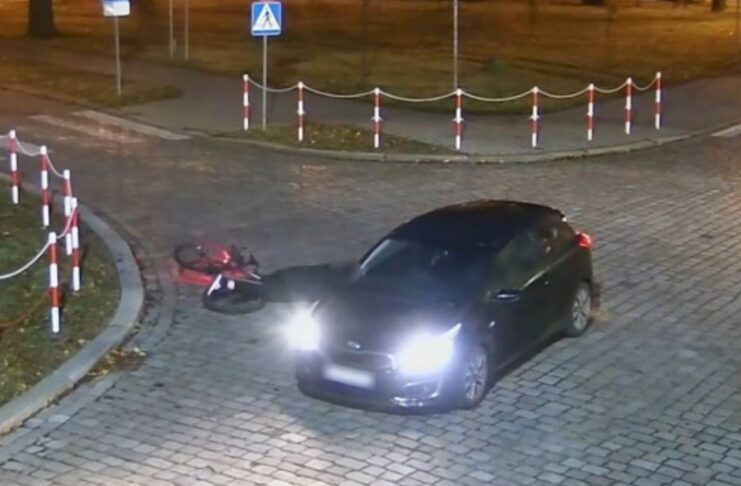 Potrącenie rowerzysty w Gubinie