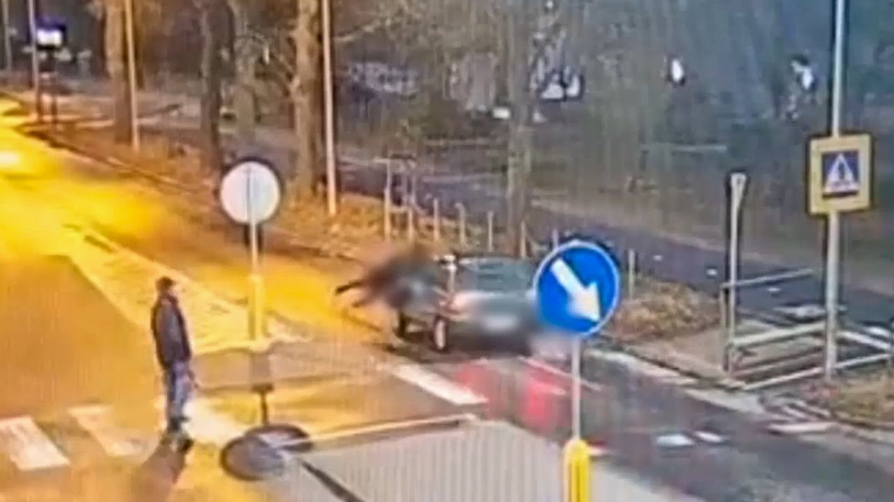Potrącenie na przejściu w Gorzowie. Policja publikuje nagranie „ku przestrodze”