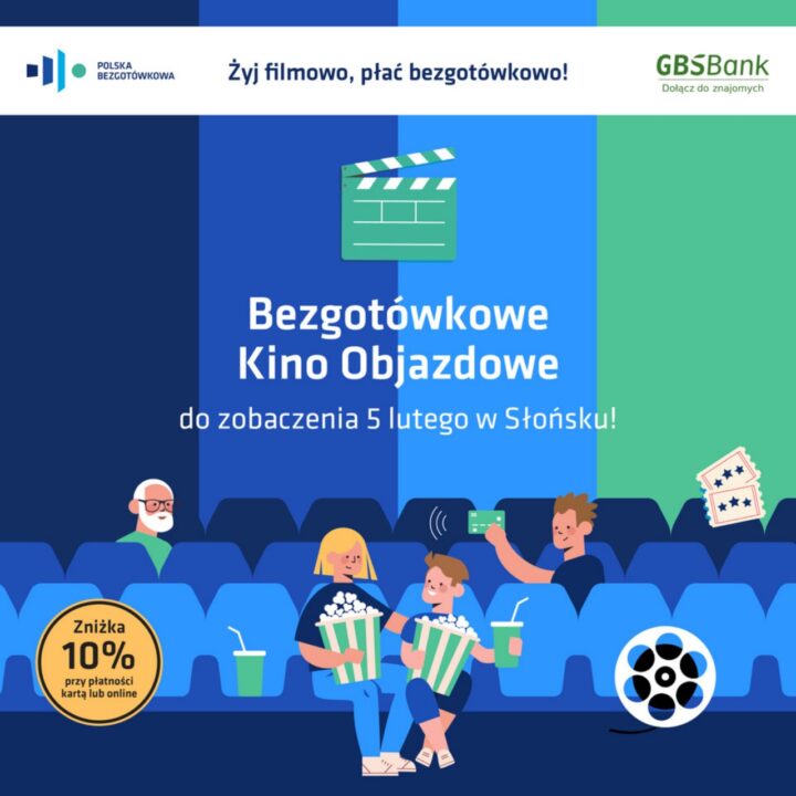 Słońsk: Żyj filmowo, płać bezgotówkowo! Bezgotówkowe Kino Objazdowe ponownie w trasie!