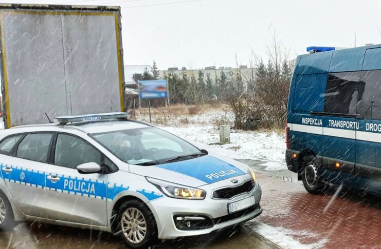 Pijany kierowca ciężarówki zatrzymany na DK92 Pijany kierowca ciężarówki zatrzymany na DK92