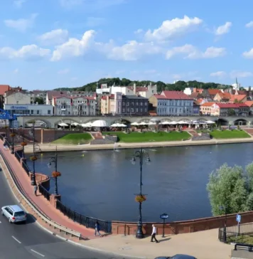 Estakada kolejowa i bulwary w Gorzowie Wlkp.