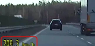 Audi jechało z prędkością 209 km/h – niebezpieczną jazdę przerwali policjanci