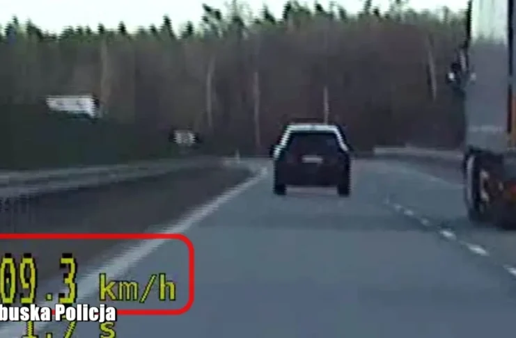 Audi jechało z prędkością 209 km/h – niebezpieczną jazdę przerwali policjanci