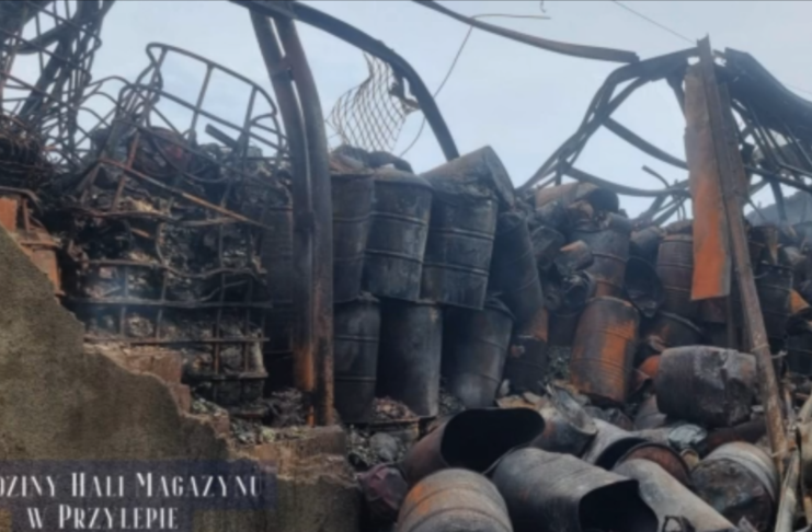 Oględziny hali magazynu w Przylepie