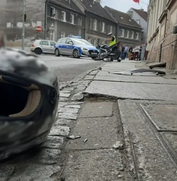 Wypadek motocykla