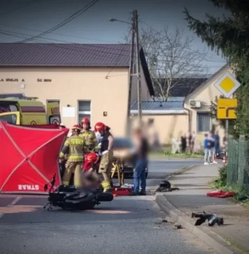 Policja wyjaśnia okoliczności wypadku motocyklisty w Gościmiu