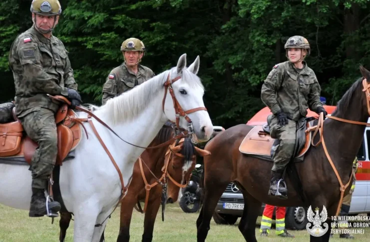 Ćwiczenia poszukiwawczo-ratownicze skwierzyńskich Terytorialsów