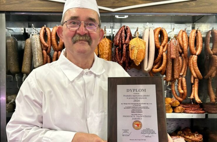 Sklep w Nowej Soli z nagrodą „Produkty najwyższej jakości w przemyśle mięsnym 2024”