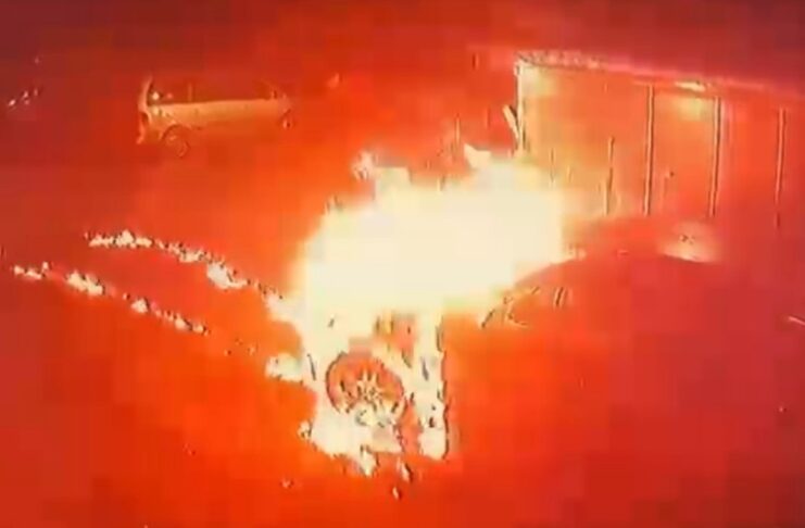 Pożar warsztatu w Smolnie Wielkim