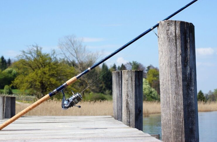 Wędka na pomości