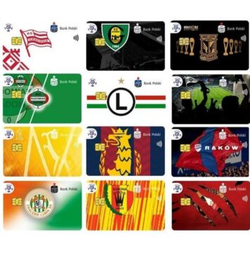 Karty płatnicze PKO BP z wizerunkami klubów piłkarskich