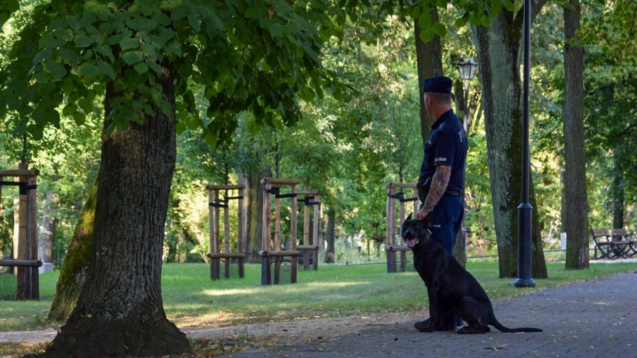 Izi na służbie w Zielonej Górze: Nowy pies policyjny o stalowym charakterze i silnych szczękach