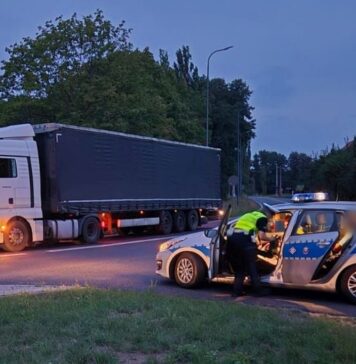 Pijany kierowca tira zatrzymany podczas akcji "Trzeźwy Poranek"