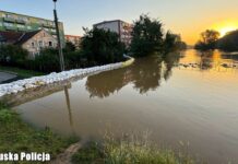 Sytuacja powodziowa w Żaganiu i Szprotawie