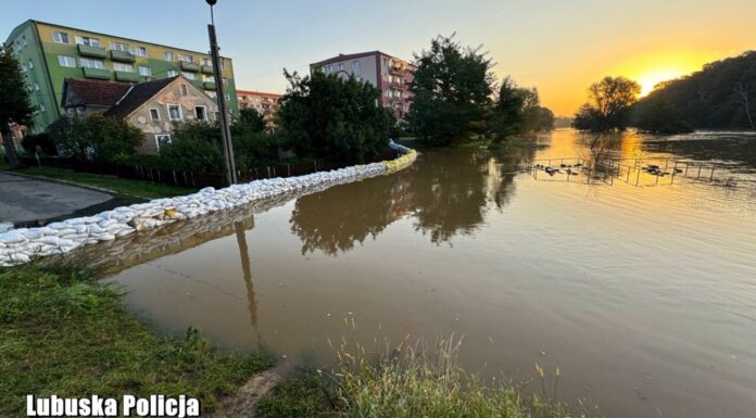 Sytuacja powodziowa w Żaganiu i Szprotawie