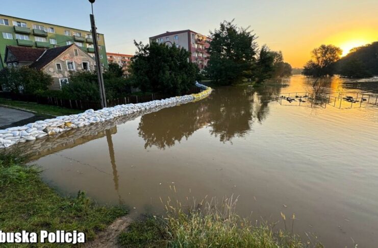 Sytuacja powodziowa w Żaganiu i Szprotawie