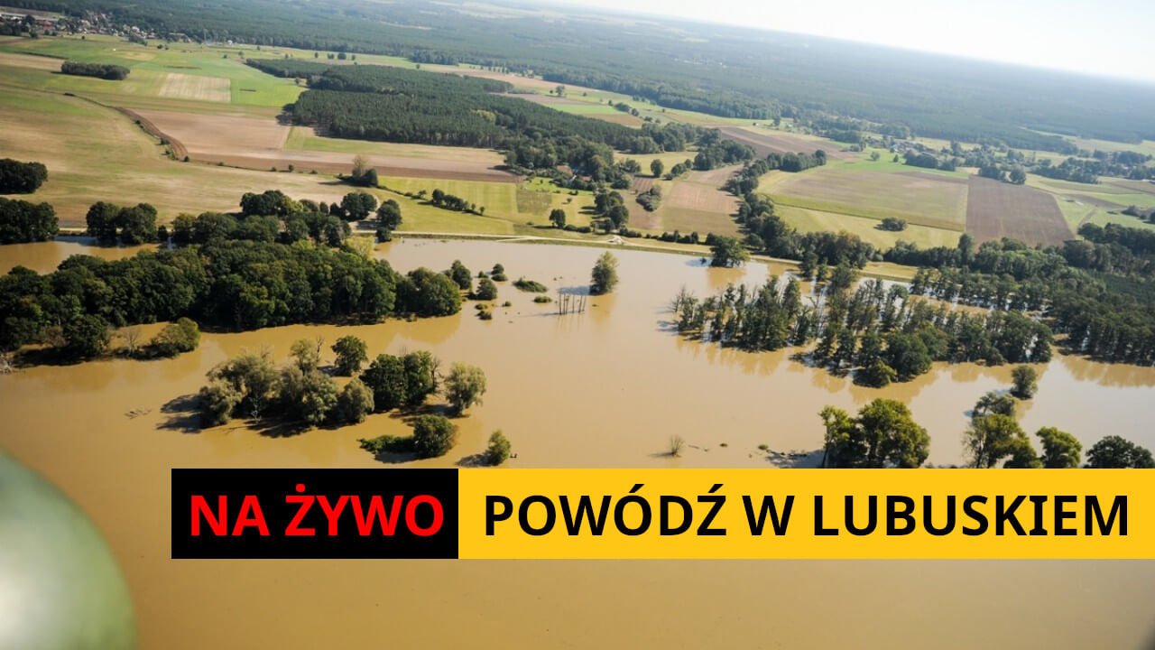 Powódź w Lubuskiem: Aktualna sytuacja powodziowa w regionie [RELACJA NA ŻYWO]