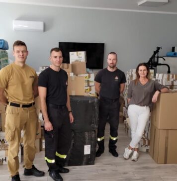 Strażacy z Strzelec Krajeńskich wspierają powodzian