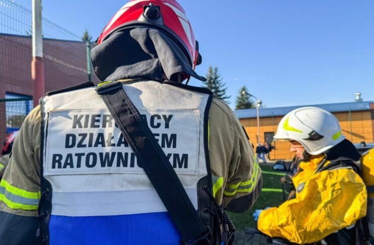 Bomba w szkole na terenie Sulęcina - służby sprawdziły się w sytuacji kryzysowej