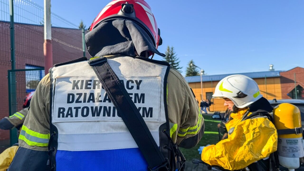 Bomba w szkole na terenie Sulęcina - służby sprawdziły się w sytuacji kryzysowej