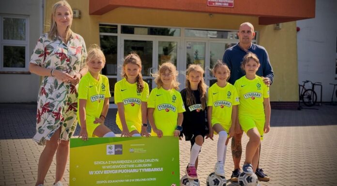 Zespół Edukacyjny nr 9 w Zielonej Górze z wyróżnieniem w Pucharze Tymbarku